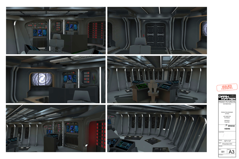 Illustration for article titled Exclusive Dark Matter Concept Art Is Loaded With Glorious Spaceships!